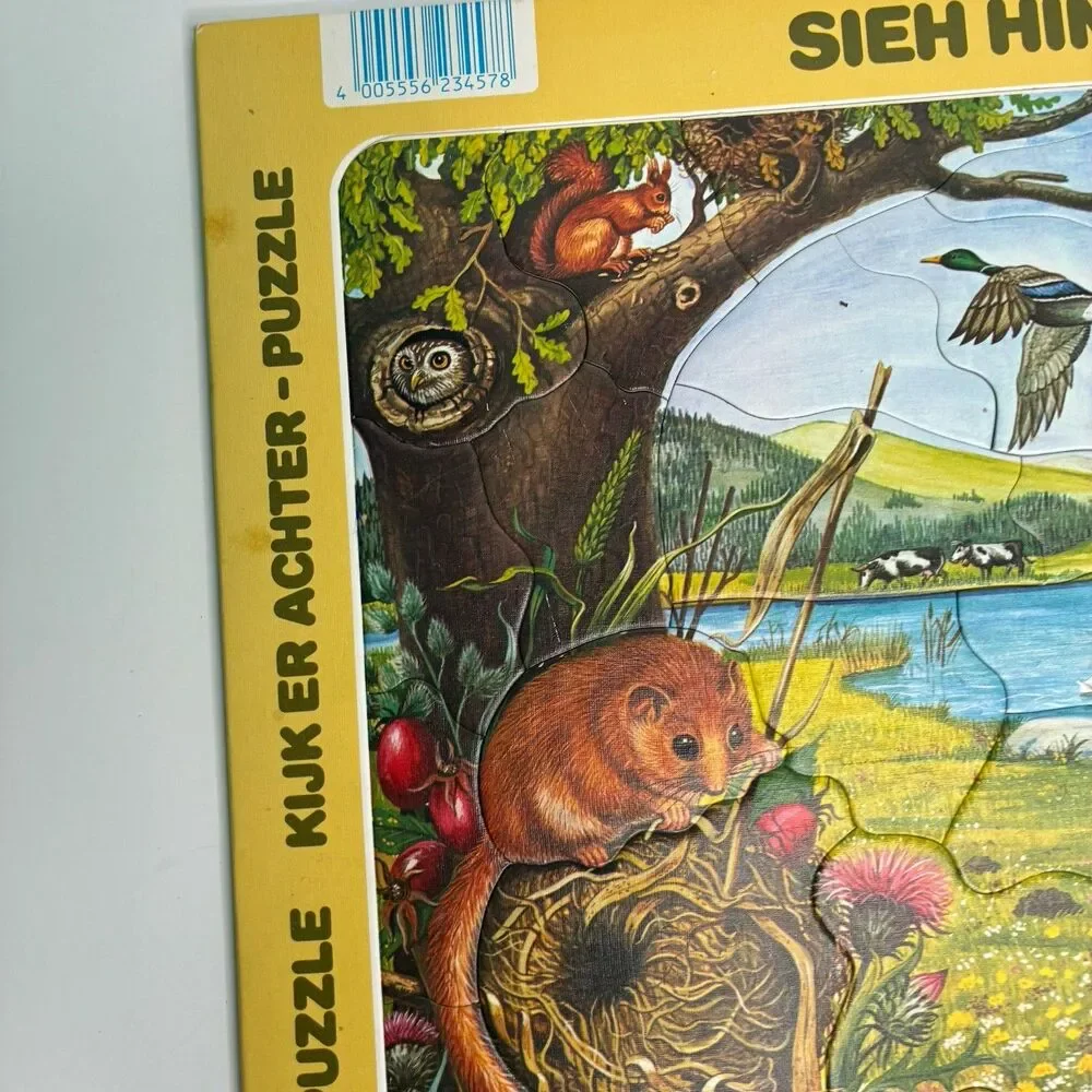 1983 Ravensburger See Inside Didacta Puzzle 